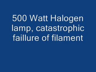 500 Watt Halogen lamp