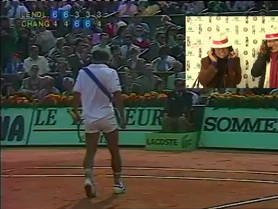 Mardi 5 juin 2012 - Chang vs Lendl - Caroline & Elise