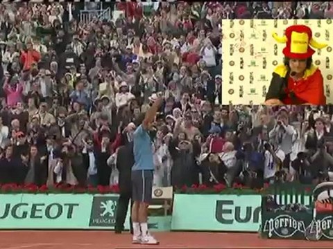 Mardi 5 juin 2012 - Federer vs Soderling - Amélie