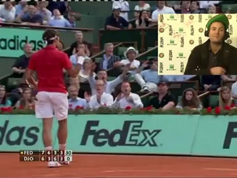 Mardi 5 juin 2012 - Federer vs Djokovic - Julien