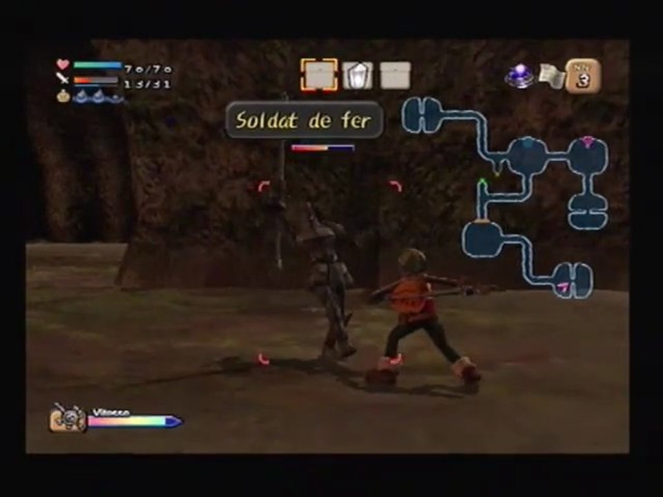 Dark Cloud Walkthrough - Episode 2 - Combattre une armée de bestioles avec un cure-dent !