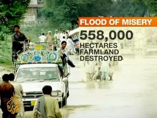 Bridges swept away in Pakistan
