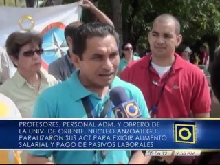 Más de 1400 empleados de la UDO - Anzoátegui se suman al paro