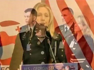 Clinton urges Georgia to hold free, fair elections