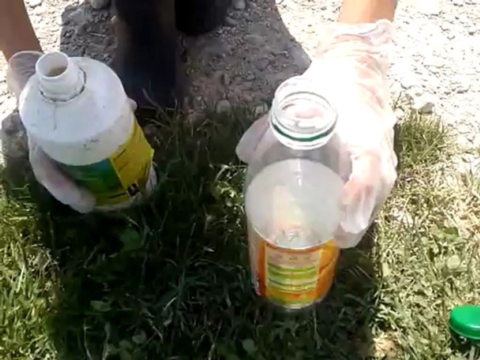 Bombe artisanal explose en l'air