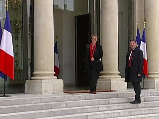 J.-L Mélenchon, M. Billard reçus à l'Elysée