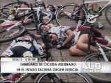 Deportistas y familiares de ciclista asesinado en Táchira exigen justicia ante Tribunales