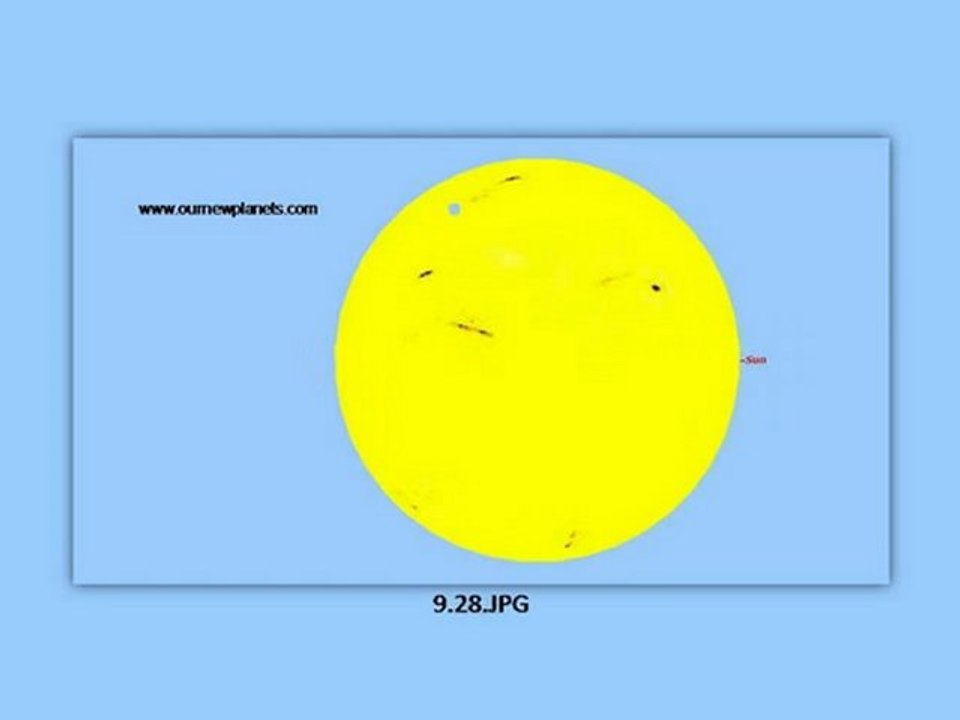 Venus Transit as Would be Seen in India