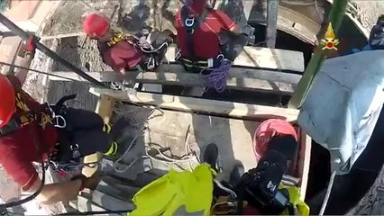 Pieve di Cento (BO) - Terremoto - Pulizia cupola 2 (02.06.12)