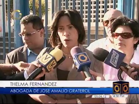 Diferida audiencia de presentación del abogado José Amalio Graterol