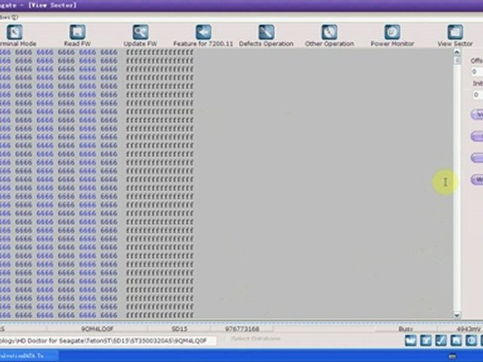 HDD Repair Seagate Barracuda 7200.11 LBA=0 Data Recovery Tools