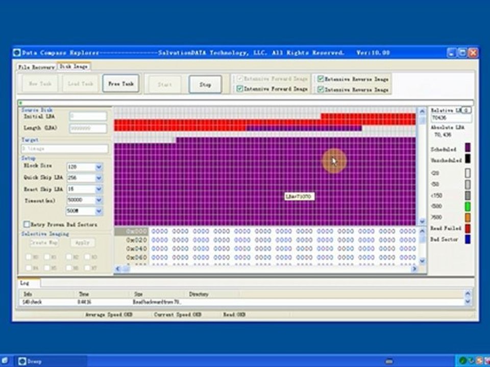 How to image from HDD with bad sectors by using data recovery equipment Data Compass