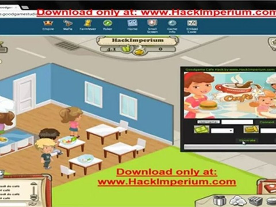 Goodgame Cafe Hack * FREE Download * June 2012 Update