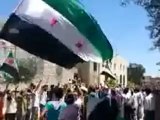 Syria فري برس حماة المحتلة  تشييع الشهيد ياسر رقية  طريق حلب 2012 6 5  ج1 Hama