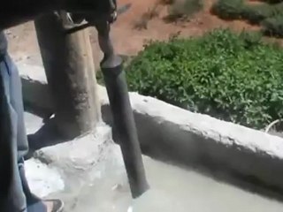 Syria فري برس ادلب رأس الحصن اثار التي خلفتها المروحيات الحربية 5 6 2012 Idlib