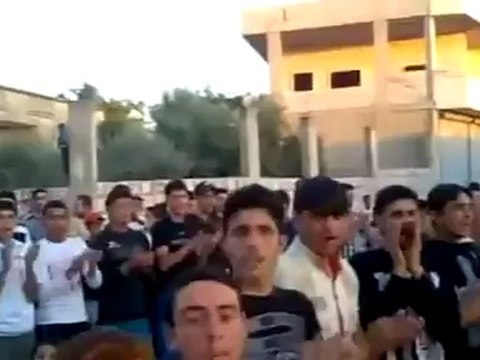 Syria فري برس ادلب بسقلا مظاهرة صباحية نصرة للمدن المنكوبة4 6 2012 Idlib