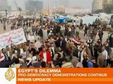 Protests continue in Tahrir Square