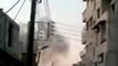 Syria فري برس ريف دمشق مسرابا تصاعد أعمدة الدخان بسبب قصف الحيش الأسدي 3 6 2012 Damascus