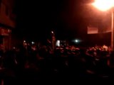 Syria فري برس ريف دمشق داريا مظاهرة ليلية رداً على خطاب المجرم 3 6 2012 Damascus