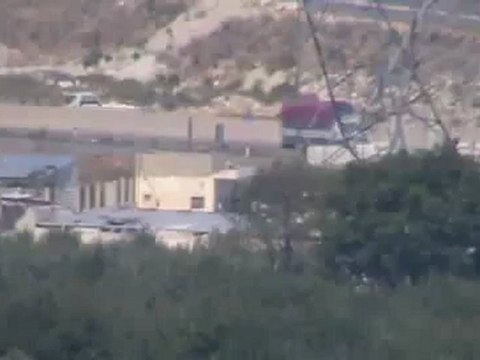 Syria فري برس ادلب جسر الشغور قصف من مدرعات الجيش الأسدي على قرية الكندة 2 6 2012 Idlib