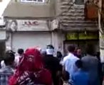 Syria فري برس دمشق ركن الدين مظاهرة يوم الجمعة الحارة الجديدة1 6 2012 Damascus