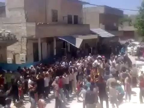 Syria فري برس إدلب قورقانيا في جمعة أطفال الحولة شعلة النصر 1 6 2012 Idlib