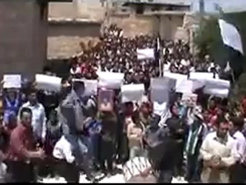 Syria فري برس إدلب جسر الشغور البشيرية جمعة اطفال الحولة مشاعل النصر 1 6 2012 ج3 Idlib