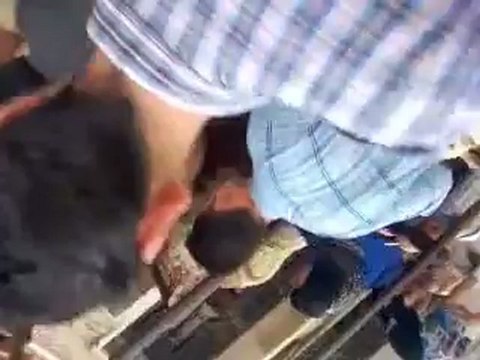 Syria فري برس اللاذقية الصليبة الإزدحام على فرن الخبز 29 5 2012 Latakia