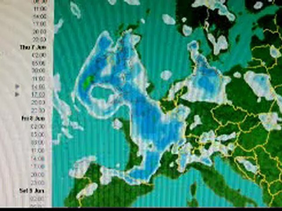 Prévision météo du jeudi 6 juin 2012