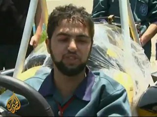 Made in Gaza: Formula 1-style car