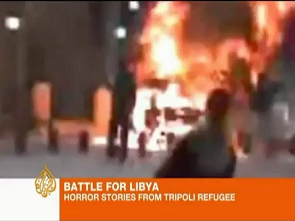 Libyan man shares proof of violence in Tripoli