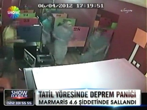 Marmaris 4.6 şiddetinde sallandı - 05 haziran 2012