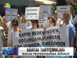 Sağlık Sendikası kürtaj için eylem yaptı - 05 haziran 2012