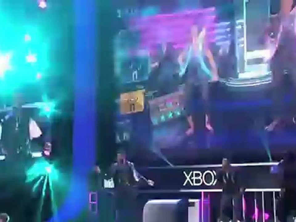 En direct de l'E3 2012 à Los Angeles avec USHER dans Dance Centrale 3 sur kinect pour Xbox 360