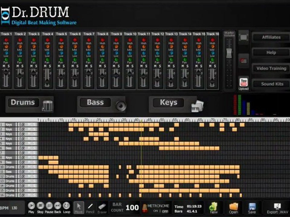 Affordable Professional Beat Making Software *Dr. Drum*