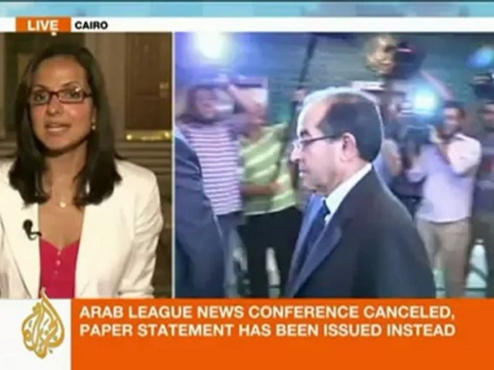 Arab League cancels press briefing