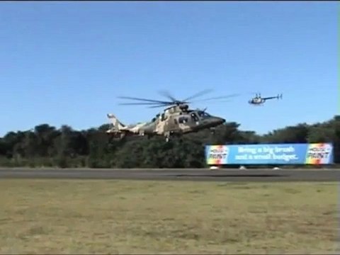 SAAF Agusta A109 LUH Helicopter Aerial Display