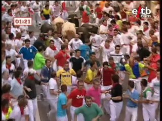Así ha contado eitb.com el primer encierro de 2009
