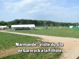 Marmande: visite du site de Garorock