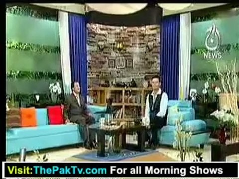 Aaj Subh with Ali Salman - 6th June 2012 Part 2-3