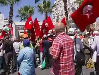 لقاء ميتشل مع عباس بشأن الانتقال إلى مفاوضات مباشرة