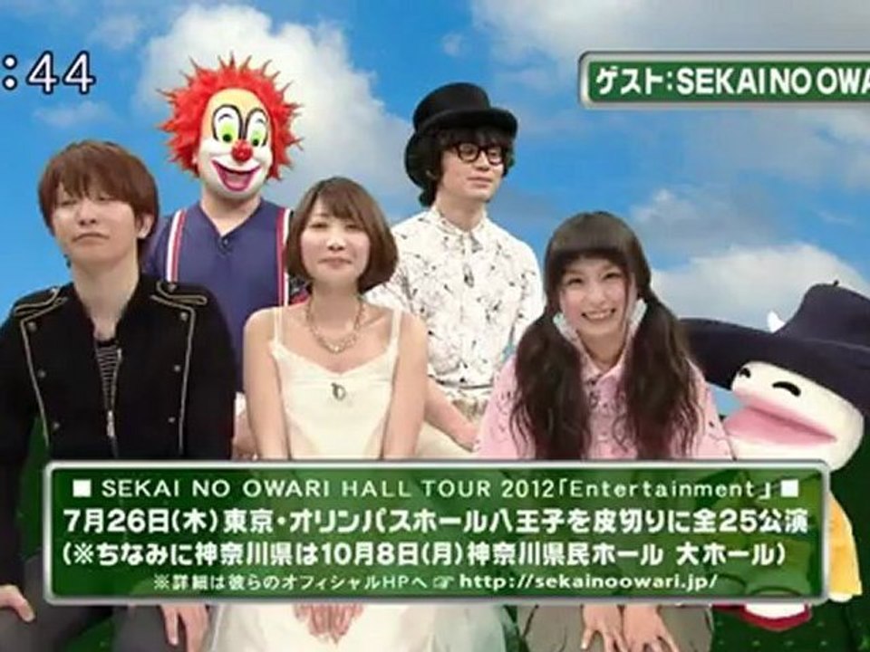 sakusaku 120606 2 ゲストはSEKAI NO OWARI の皆さんです 3/5