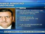 Siria nombra nuevo Primer Ministro