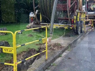 Chantier forage dirigé pour l'alimentation en gaz naturel - Desvres (62)