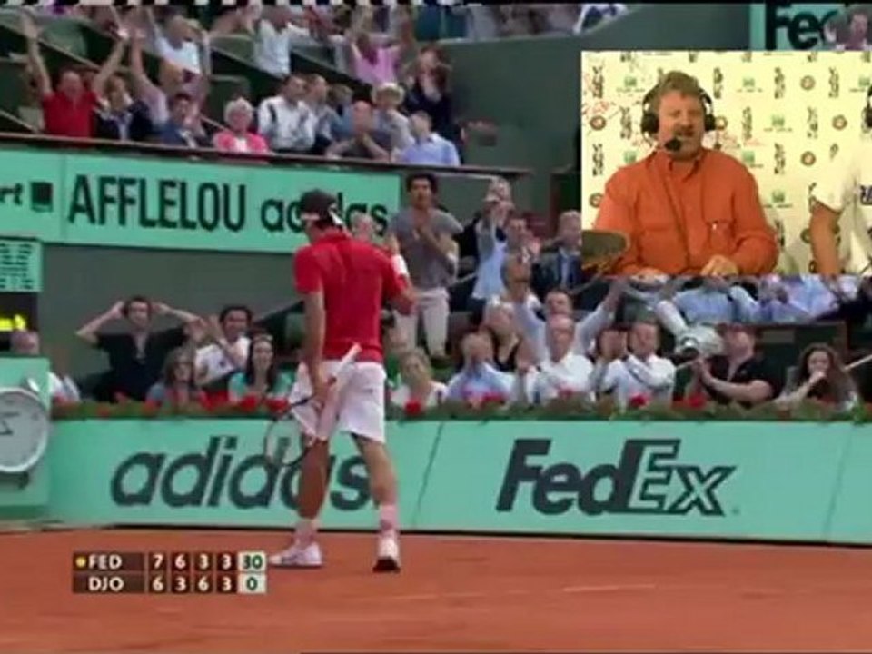 Mercredi 6 juin 2012 - Federer vs Djokovic - Ken & Joshua