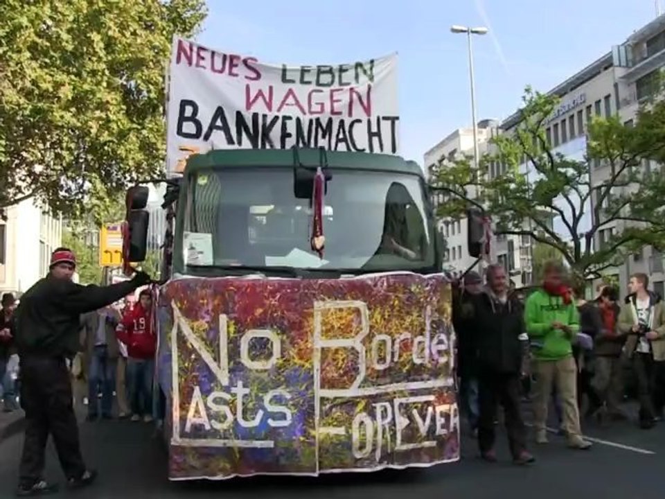 Demo im Rahmen von Occupy Frankfurt