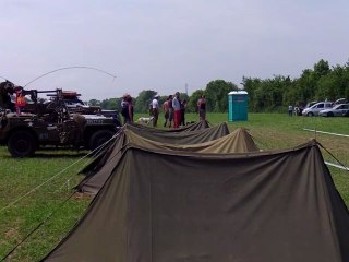 Parachutage, camps Arizona. Carentan 2012