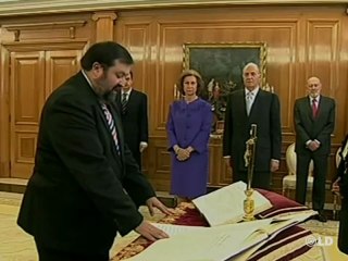 Caamaño jura su cargo como ministro de justicia