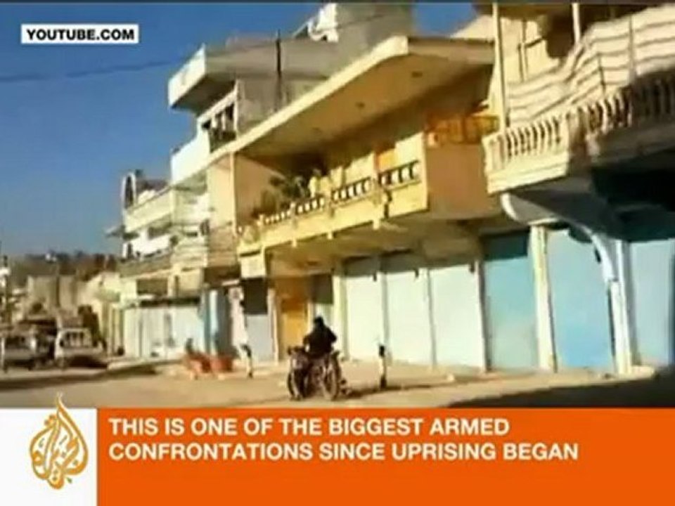 Syrian army clashes with defectors in Busra al...