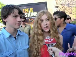 Joel Courtney & Katherine McNamara @ "Let It Shine" Premiere